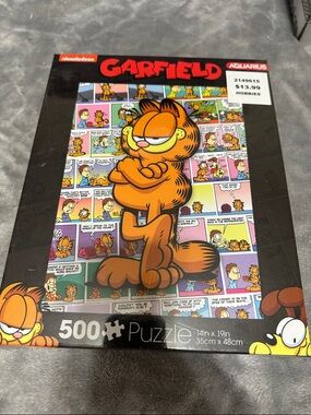 Garfield 500-Piece Jigsaw Puzzle - Orange & Black